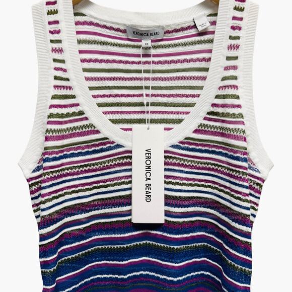 Veronica Beard Varia Striped Knit‎ Cardigan and Nabella Tank Set Size XS - Picture 11 of 16